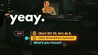 Now You Can Skip Judy's Braindance Tutorial // Cyberpunk 2077 Patch 1.5