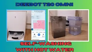 ECOVACS DEEBOT T20 OMNI SELF-WASHING WITH HOT WATER DEMONSTRATION