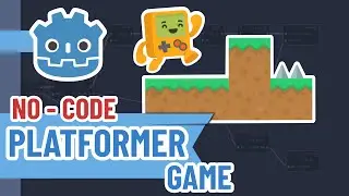 Make a 2d Platformer game WITHOUT CODE  | Visual Scripting