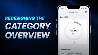 Redesigning the CATEGORY OVERVIEW of the Fold Money App