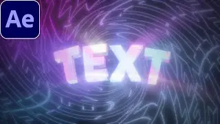 Black Hole Text - After Effects Tutorial