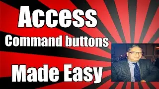 Adding a command button to a form in Access 2010 2013 2016 tutorial