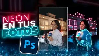 Efecto de neón para tus fotos en Photoshop + Descarga de recursos | Glow Effect Photoshop Tutorial