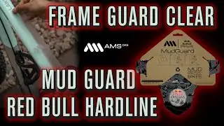 ASMR Bike Protection: How to install? | Protect Your Ride Anywhere // Red Bull Hardline Mud Guard!