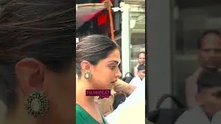 Mom-to-be #DeepikaPadukone seeks blessings at Siddhivinayak temple with #RanveerSingh #shorts