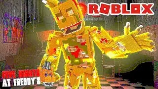 ANIMATRONICS Virei o Springtrap? | Roblox Five Nights at Freddy's