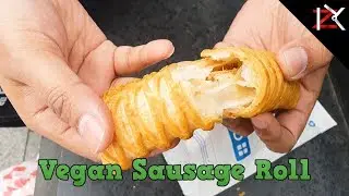 The £1 Vegan Sausage Roll from GREGGS | Delicious Thin Layers of Crispy Pastry