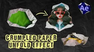 Crumple Paper Effect Green Screen | HD (with Sound Effect)