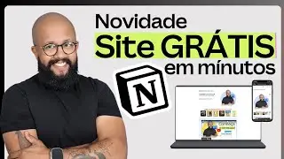 Novidade Notion! Como Criar um Site/Portfólio Grátis em Minutos!