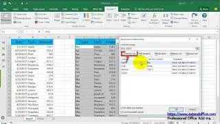 How to count the number of occurrences per year/ month/ weekday in Excel