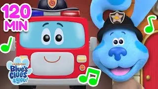 Blue Skidoos to a Fire Station! 🚒 Sing-Alongs & Games | 2+ Hours | Blues Clues & You!