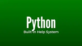 Using the Python Help System