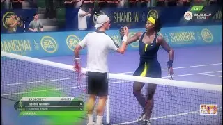 GRAND SLAM TENNIS 2 EA SPORTS FADES & FANTASY CLASSICS SUPERSTAR LEVL L. Hewitt VS Serena Williams