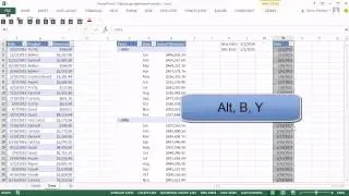 Excel 2013 PowerPivot Basics #11: Group By Date: Excel PivotTable vs. PowerPivot PivotTable