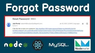 How to do forgot password in React & Node Js || Reset Password in React