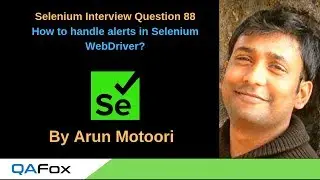 Selenium Interview Question 88 - How to handle alerts in Selenium WebDriver?