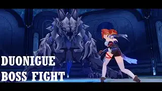 Duonigue/Beast of Sacrifice Boss Fight || Honkai Impact 3rd