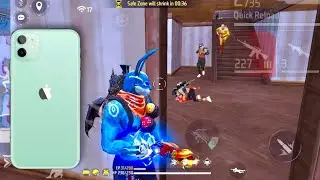 📲 FreeFire iPhone 11 ⚡️ | MP40 IS SO Good 🫨 Full Gameplay Solo Vs Squad ❤️
