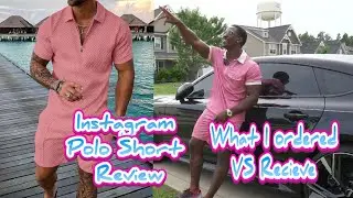 Instagram polo short set vs what I recieved😱😱