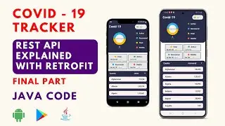 How to make covid 19 tracker app in android studio | Covid 19 tracker app Android studio | Rest API