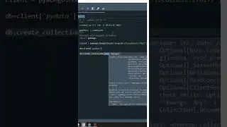 MongoDB database in Python  