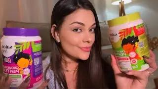 ASMR: FINALIZANDO SEU CABELO CACHEADO (ESCOLHA TODOS OS ITENS) 💆🏻‍♀️