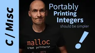 Portably print integers in C? It's more complicated than it should be.