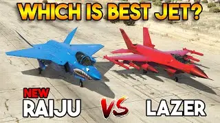 GTA 5 ONLINE : RAIJU VS LAZER (WHICH IS BEST JET PLANE?)