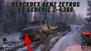 SnowRunner | MERCEDES BENZ ZETROS vs GENERIC Z-4266! 2 MUST HAVE MODS!