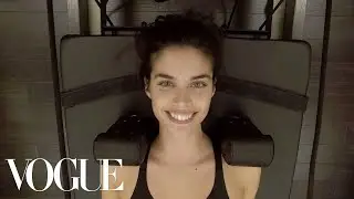 Model Sara Sampaio’s Pre-Victoria's Secret Show Workout | Vogue