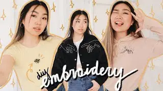 aesthetic clothing embroidery diys ✨| JENerationDIY