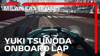 F1 2021 Yuki Tsunoda Onboard Milan Street Circuit | Assetto Corsa F1 2021 Mod Gameplay