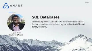 Data Engineer's Lunch #7: SQL Databases