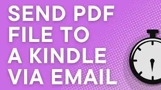 Kindle hack! How to load a PDF to your Kindle via email (2024)