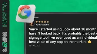 How to deliver Google reviews right to your digital signage?