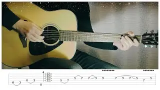 Southern Star [Relaxing Ambient Melody] Guitar Lesson w/ Tabs!
