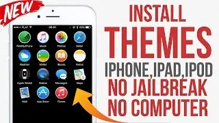 Install Themes on IPhone IOS 9 - 10 / 10.1  No Jailbreak No Computer