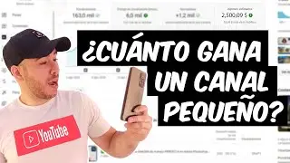 ¿REALMENTE SE GANA DINERO en YOUTUBE con un CANAL PEQUEÑO? 💸 ¡Te MUESTRO mi GANANCIA! 📊