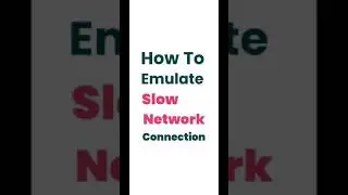Chrome DevTools Tip - How to emulate slow Network (