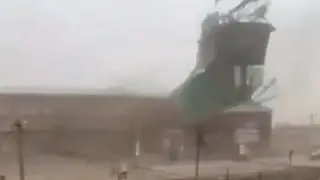 Сильнейший ураганный ветер в Бурятии. 13.05.2020