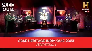 HistoryTV18 CBSE Heritage India Quiz 2023 | Semi-Final 4