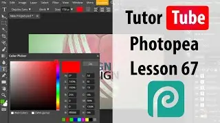 Photopea - Lesson 67 - Rasterize Layer