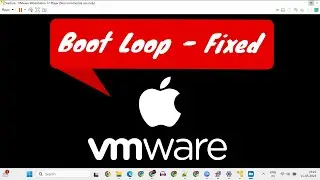 VMware macOS boot loop issue | stuck on apple logo booting - Fix