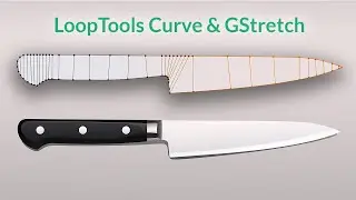 Blender Secrets | LoopTools Curve and GStretch