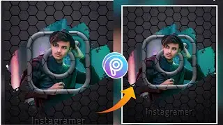 PicsArt Instagram Splash Effect Photo Editing !! PicsArt Instagram potrait dp Editing