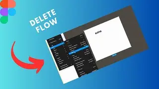 How to delete a flow in Figma