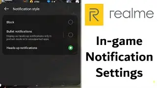 Realme/Oppo/OnePlus in-game Notification Settings | Block Notifications While Gaming