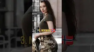 Top 10 Countries with Most Beautiful Women Soldiers #shorts #youtubeshorts #shortsfeed #top10