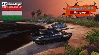 Hungarian Armed Forces Leopard 2A4HU Main Battle Tank 装甲战争 Armored Warfare Gameplay (No Commentary)