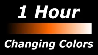 Relaxing 3 Color Changing: Black-Orange-White Screen Led Lights [1 Hour]